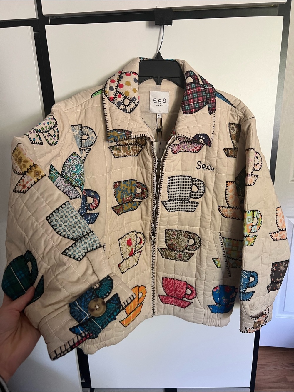 NWT Sea New York teacup quilted jacket - Picture 3 of 6